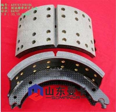 Wg9231342069 Brake Shoes Assy for Sinotruck HOWO Parts