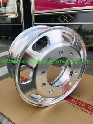 Forged Polished Aluminum Alloy Bus Light 22.5X8.25 Wheel Rim