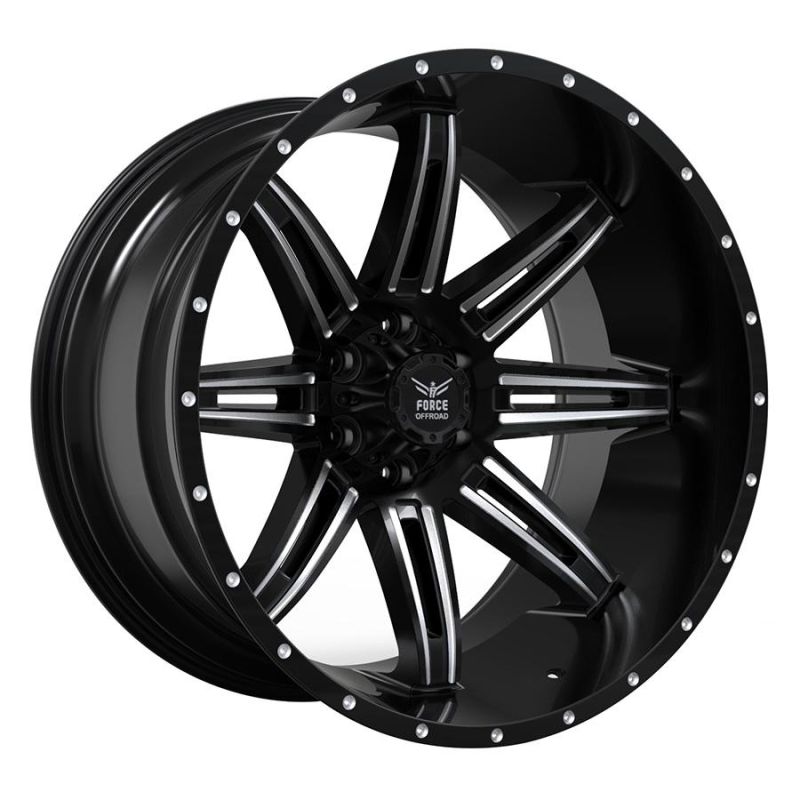 Aluminium Custom Offroad Rim 20X10 Black Milling