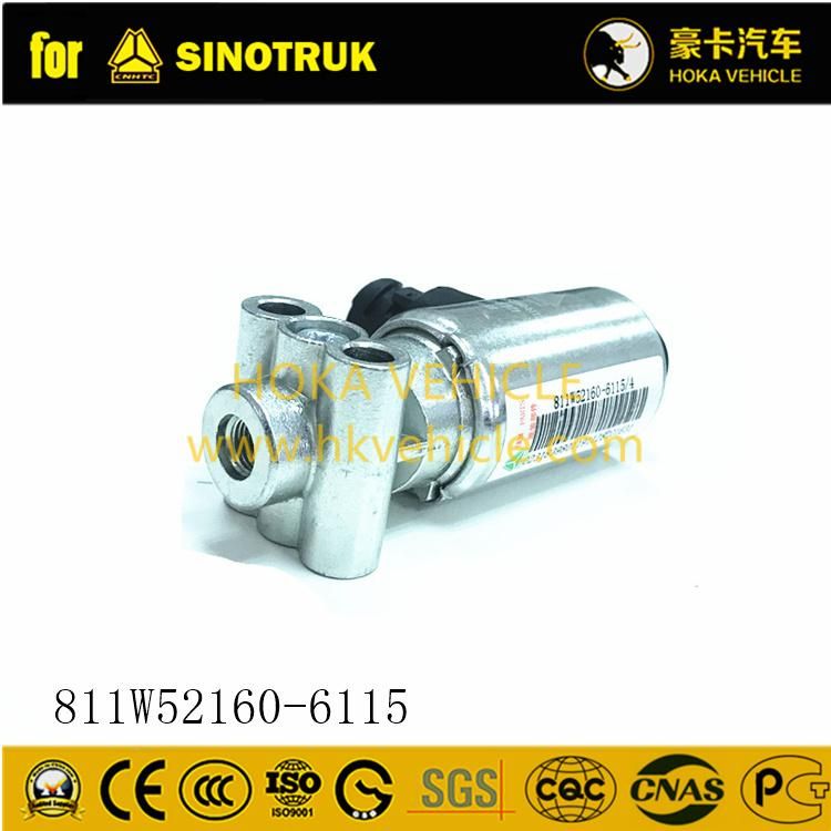 Original Sinotruk HOWO Truck Spare Parts Electromagnetic Valve 811W52160-6115 for HOWO T7h Heavy Truck