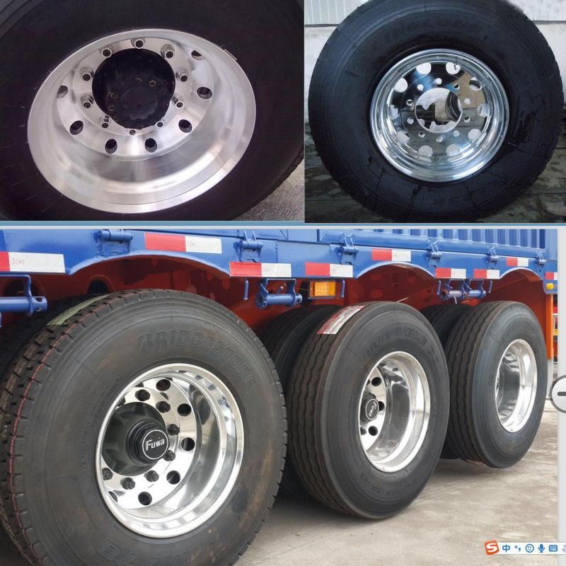 Forged Aluminum Wheel light Weight Wheel Polished Wheel (22.5X13, 22.5X14, 22.5X11.75, 22.5X9.00)