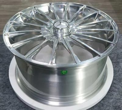 1 Piece Forged T6061 Alloy Rims Sport Aluminum Wheels for Customized Mag Rims Alloy Wheels with Polishing for Benz