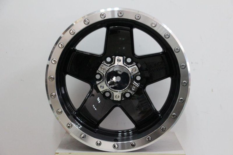 5spoke Milled Rivets 17inch Alloy Wheel After Market