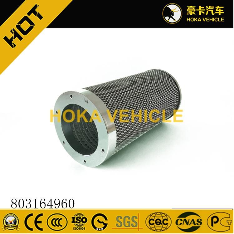 Original Wheel Loader Spare Parts Oil suction  Filter 803164960 for Wheel Loader