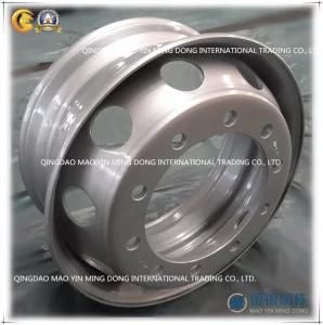 22.5X8.25 (N) TBR Truck Steel Wheel Tubeless Rim with Ts16949/ISO9001: 2000