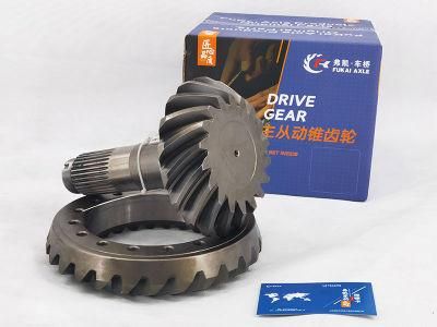 Hff2402040/41ck1bz 27/18 Rear Bevel Gear for Foton Auman Ankai Benz Axle Truck Spare Parts