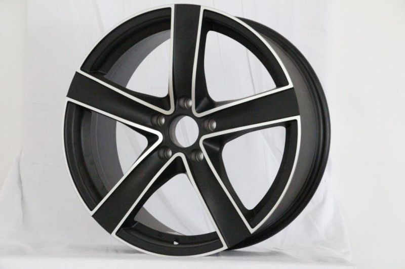 18X8.0 Black 5spoke Alloy Wheel Replica