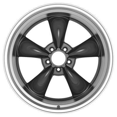 14 15 16 Inch Alloy Wheel with PCD 100-114.3 Tuning Wheels Black Machine Face Jwl Via Test