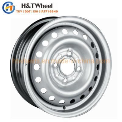 H&T Wheel 344101 13 Inch 13X5 PCD 4X98 Passenger Car Steel Wheel Rims