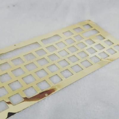 Case Custom CNC Anodized/Aluminum Keyboard PVD Coating Brass Keyboard Enclosure