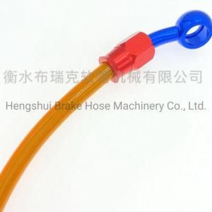 High Pressure Hydraulic Motorcycle or Car Parts Rouber Hose Brake Hose with Stainless Steel Fitting
