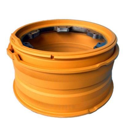 High Quality Road Roller Wheels Earth Mover Wheel Rim (25-13.00/2.5, 25-14.00/2.0, 24-15.00/3.0, 25-17.00/2.0, 25-19.5/2.0, 25-19.5/2.5)