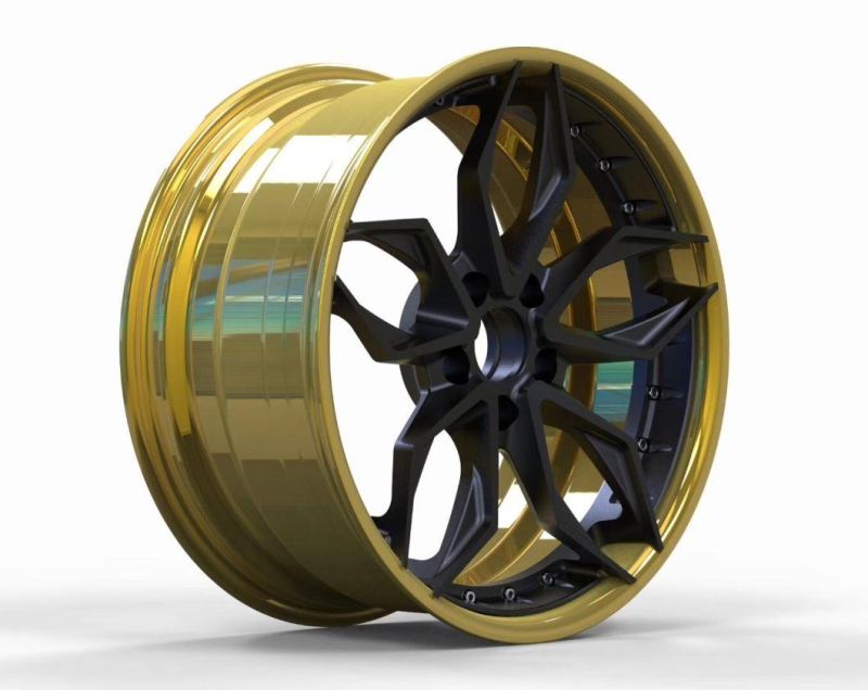 2 Piece Forged Deep Dish Alloys Rims