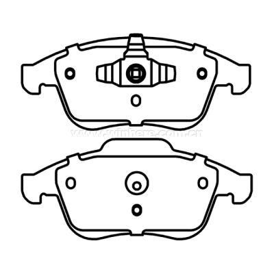 High Quality Semi-metallic Low-steel Ceramic Auto Spare Parts Brake Pad with ECE R90
