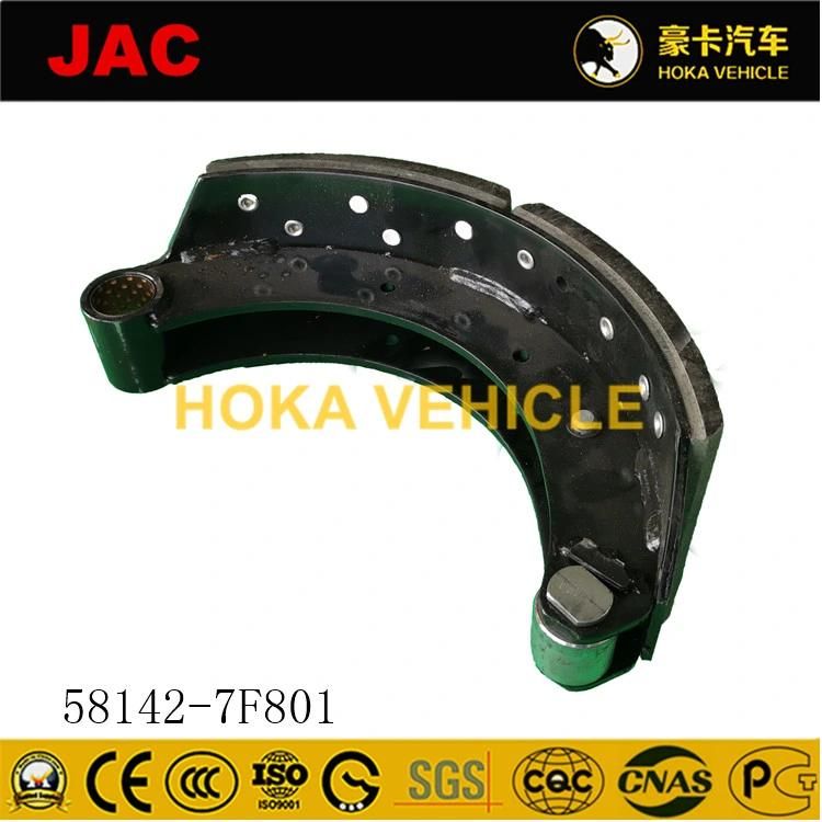 Original and High-Quality JAC Heavy Duty Truck Spare Parts Brake Shoe 58142-7f801