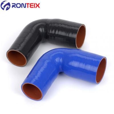 90 Degree 4 Ply Reinforced Silicone Hose