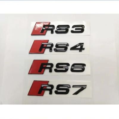 High Quality Car Logo Label Sticker For RS series