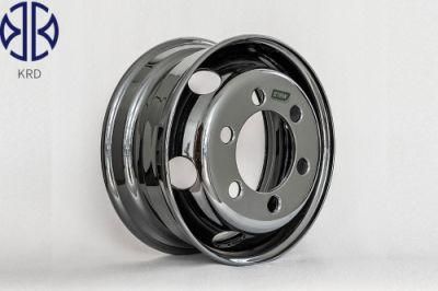 6.75X17.5 17.5&quot; Inch Truck Bus Trailer Dump Wheel Hub Rim Chrome Wheel Rim