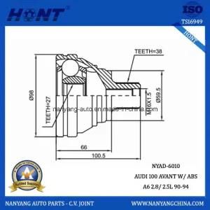 C. V. Joint Outer Audi A6