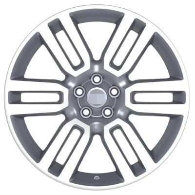 Machine Face Positive Alloy Wheel Rims for Car Aftermarket Design with Jwl Via