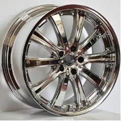 Vacuum Chrome 12 -26 Inch Wheels F86190 -- 2 Car Alloy Wheel Rims