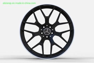 Forged Mag Wheel Rims with Black Machined Lip