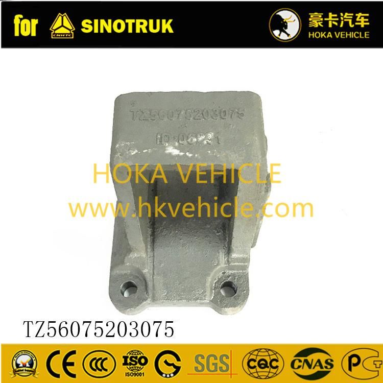 Original Sinotruk HOWO Truck Spare Parts Front Spring Leaf Bracket Left Tz56075203075