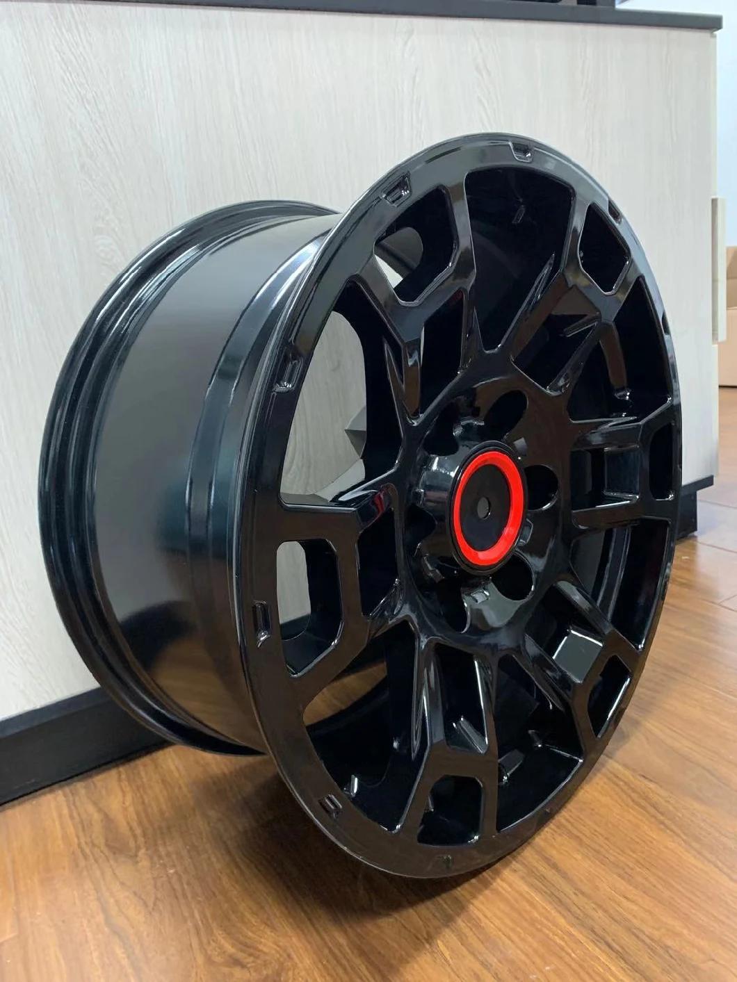17X8 Gloss Black Alloy Wheel Replica