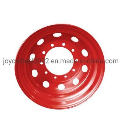 22.5*7.5 Commercial Wheels for Trucks Truck Steel Wheel Rim 11r 22. High Quality Super Practical Rims China Product Price List