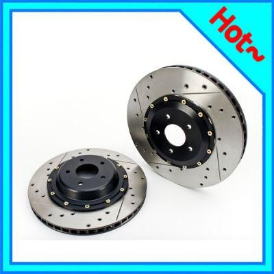 Painted Drilled Slotted Brake Disc Rotor with Dacromet 4615A038