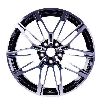 20- Inch Customized Forged Aluminum Alloy Wheels Black Machined for Passenger Car