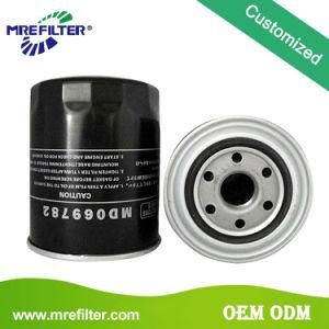 Customized Parts Auto Oil Filter for Mitsubishi Trucks Engine MD069782
