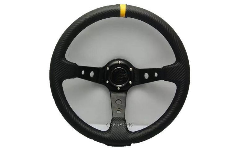 14inch Car Carbon Steering Wheel 350mm with Aluminum Alloy Car Parts