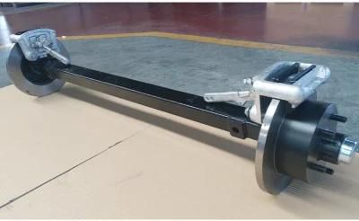 China Manufacturer 1000 Kg 2000kg Capacity Utility Trailer 10 Inch Mechanical Disc Brake Axle