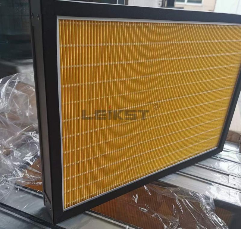 Paper Frame Air Filter 24X24X12 20X25X2 20X16X2 Pleated Filter Synthetic Fiber Waved Filter