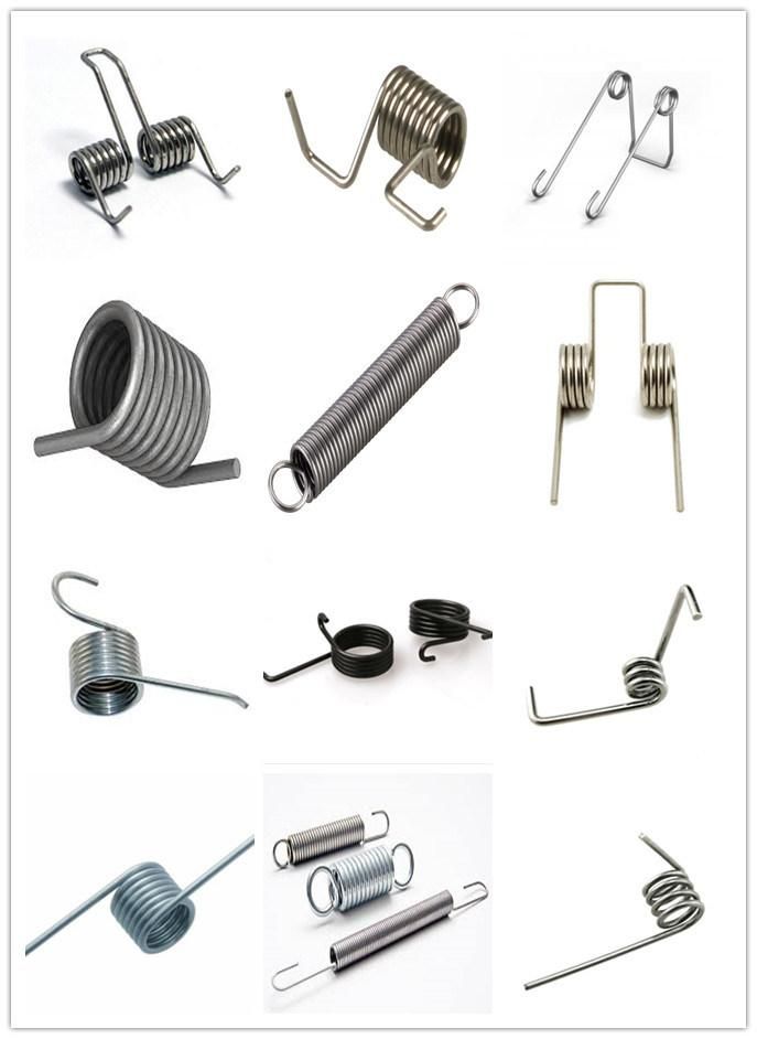 Double Adjustable Pins Small Zinc Plated Stainless Steel Coil Compression Spring, Extension Tension Spring, Torsion Spring
