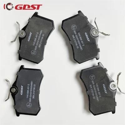 Gdst High Performance Semi-Metallic Ceramic Material Brake Pads OEM D340 1h0 698 451 E for VW/Peugeot/Audi