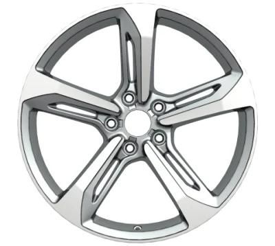 Professional Manufacturer Alloy Wheel Rims 19-20 Inch 5 Hole 112PCD 32-42 Etsilver Machined Face and Lip for Passenger Car Wheel