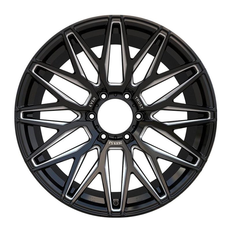 Am Alloy Truck Wheel 20X9 Flat Black Milled