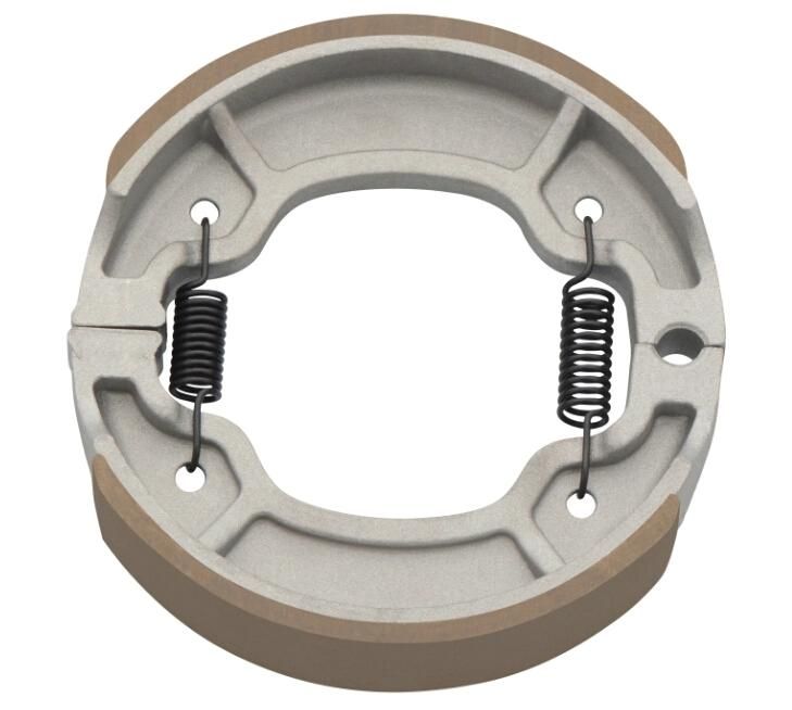 Motorcycle Brake System Semi Metallic Two Wheeler Brake Shoe Ybr