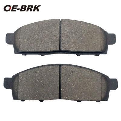Wholesale Auto Car Parts Front Axle Different Materials Disc Brake Pads D1519 for Mitsubishi