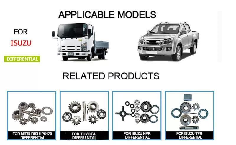 Quality Heavy Truck Differential Planetary Gears Repair Kits for Isuzu