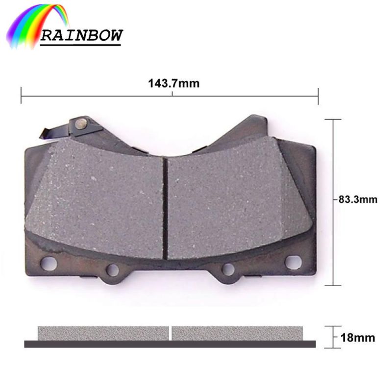 Hot Selling Car Accessories 04465-60280 Racing Braking Pads/Brake Pad Rear Disc/Braking Block/Brake Lining Pad for Toyota