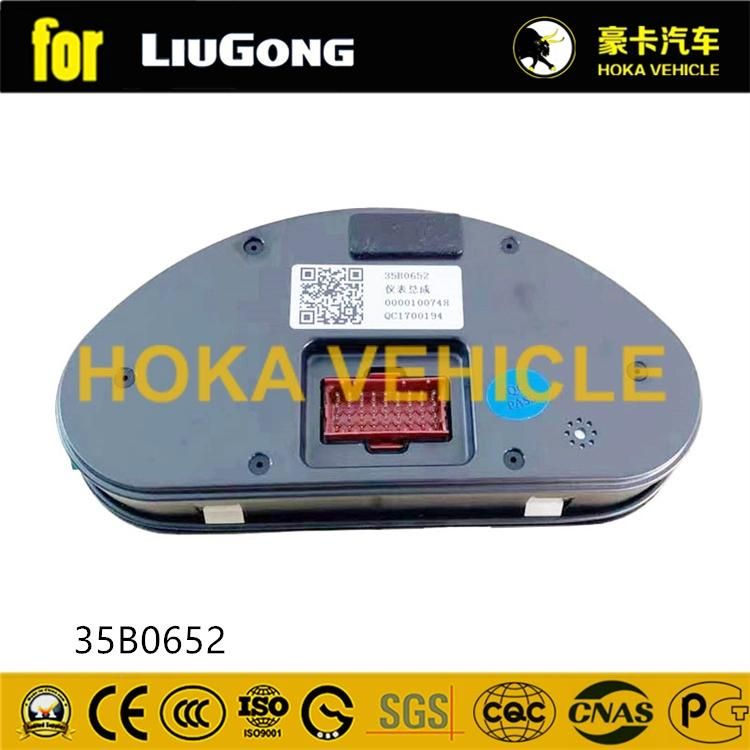 Original Liugong Wheel Loader Spare Parts Dashboard Panel 35b0652