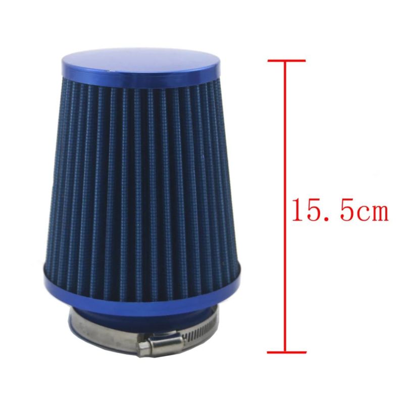 Universal 76mm 3inch High Flow Auto Air Filter Cleaner for Car