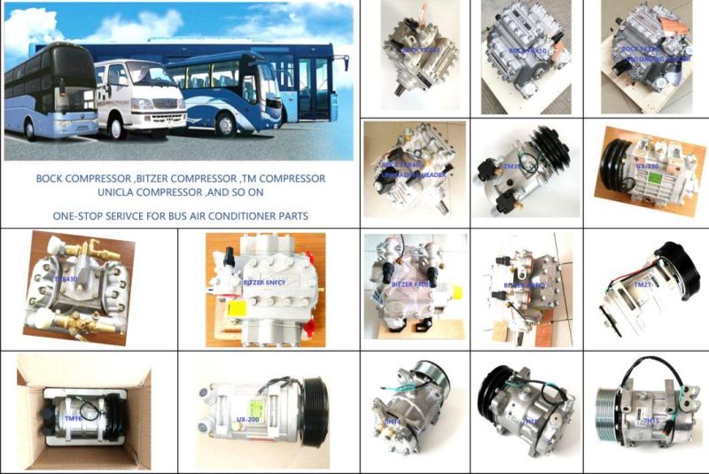 Auto Air Conditioner Original Unicla Ux-200 Compressor with 24V Clutch