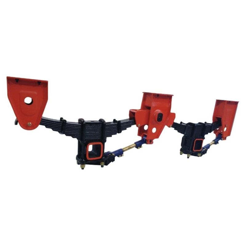 Semi Trailer 2 Axle Mechanical Suspension System Trailer Parts