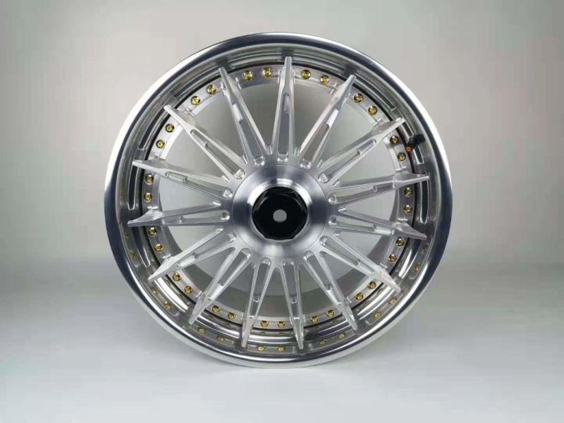 Customized 19 20 Inch 2 Piece Forged Wheels Magnesium Alloy Lightweight Wheels with Concave Deep Lips
