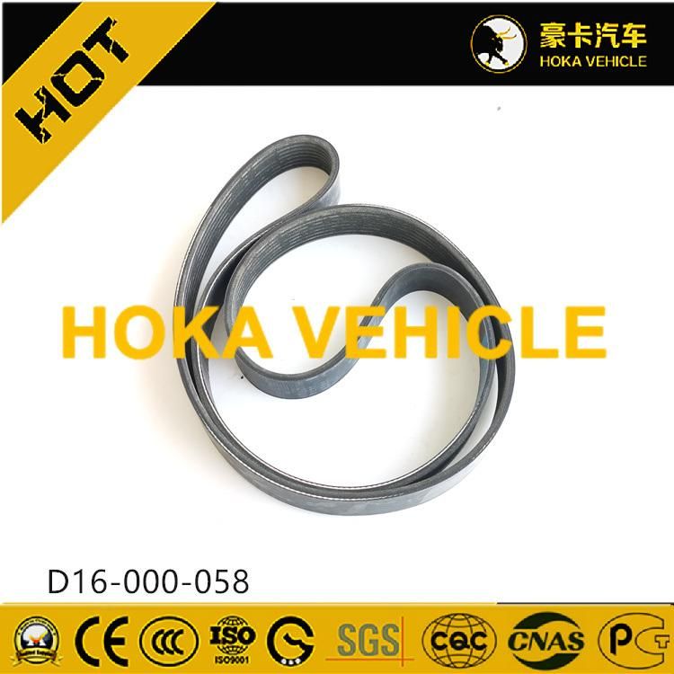 Original Spare Parts Belt D16-000-058 for Wheel Loader/Grader Motor