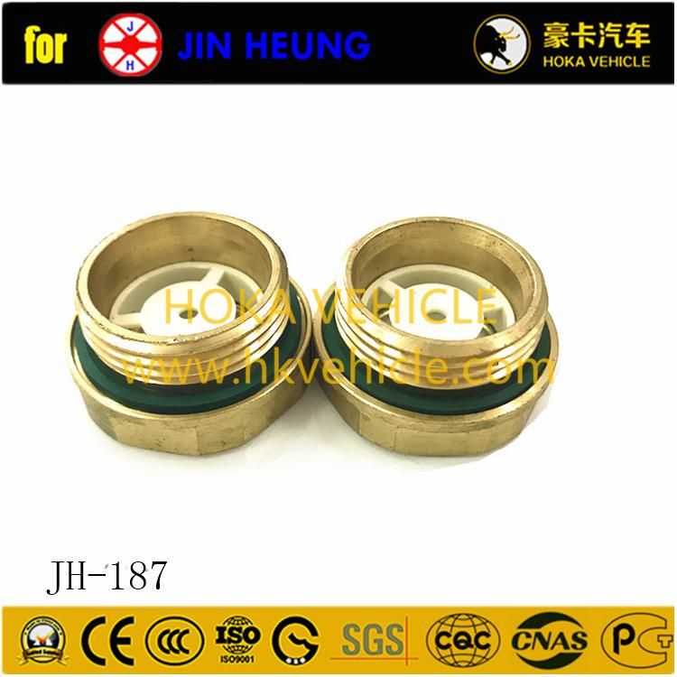 Original and Genuine Jin Heung Air Compressor Spare Parts Oil Window Jh-187 for Cement Tanker Trailer